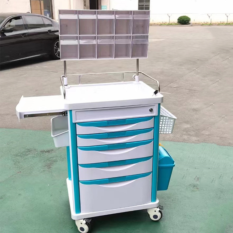 Sanyang Medical ABS Anesthesia Trolley Square product image 09