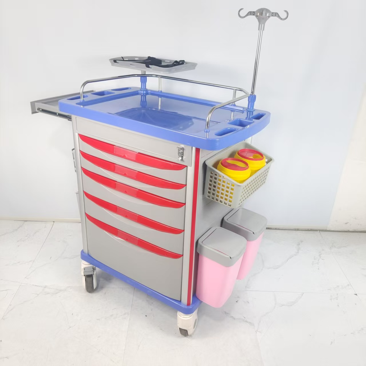 Sanyang Medical Abs Emergency Trolley Product Photo Bravo