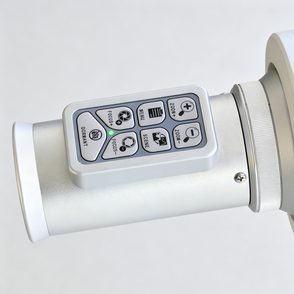Single-head LED surgical light suitable for wall-mounted or ceiling-mounted installation