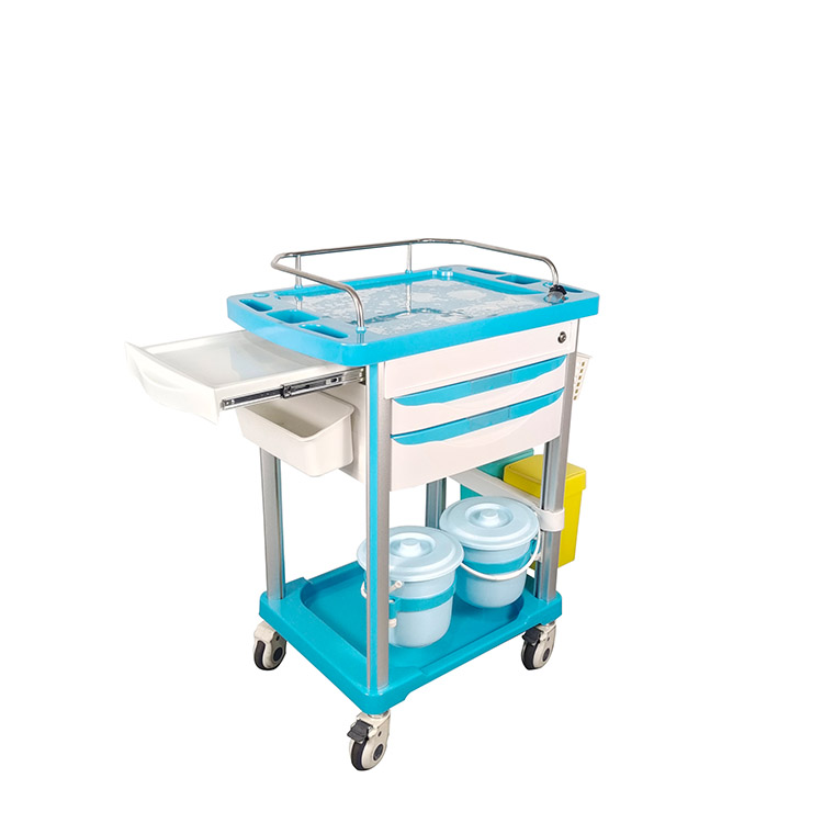 Sanyang Medical Two Drawer Treatment Trolley product image 01