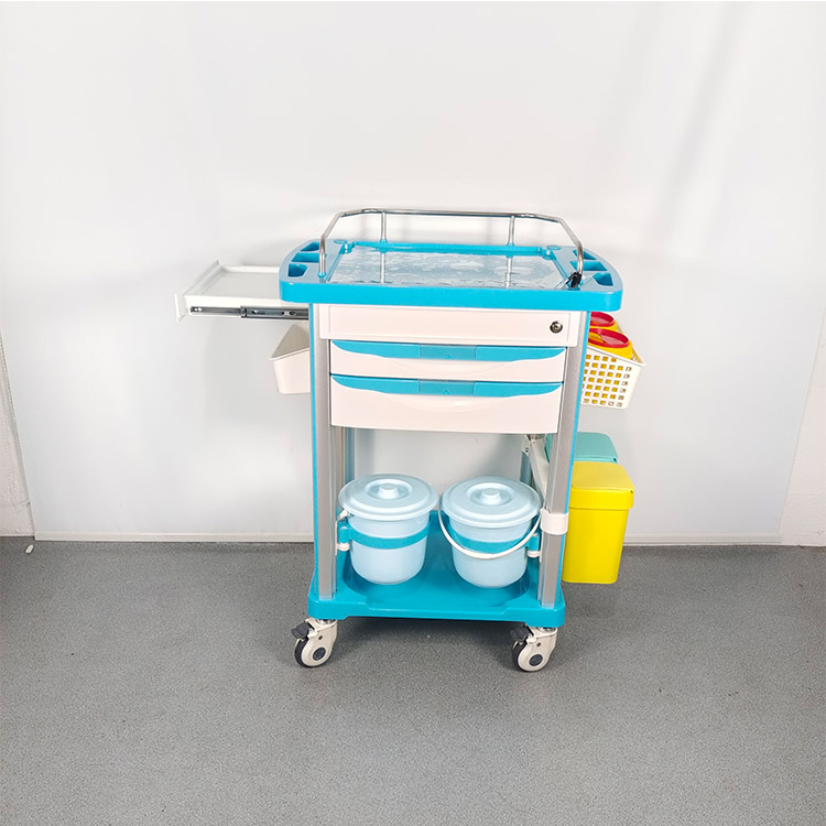 Sanyang Medical Two Drawer Treatment Trolley product image 04